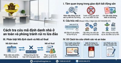 Hướng dẫn tra cứu mã định danh nhà ở an toàn và phân biệt với mã số thuế.