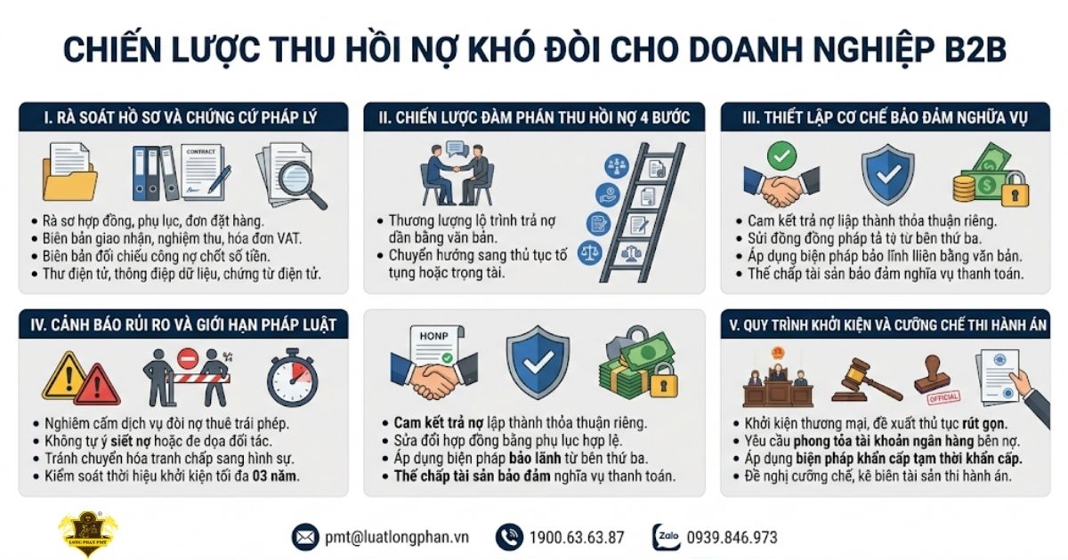 Giải pháp và chiến lược thu hồi nợ khó đòi cho doanh nghiệp B2B hiệu quả.