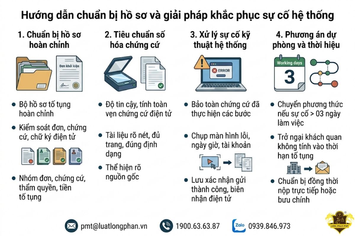 Hướng dẫn nộp đơn trực tuyến: Chuẩn bị bộ hồ sơ hoàn chỉnh và cách xử lý sự cố kỹ thuật của hệ thống.
