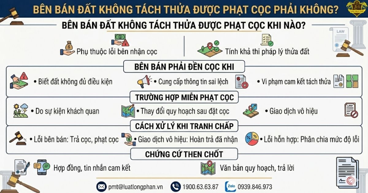 giải đáp thắc mắc không tách thửa được phạt cọc hay không và các điều kiện liên quan.