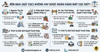 Rủi ro và cách xử lý khi không vay được ngân hàng mất cọc đất