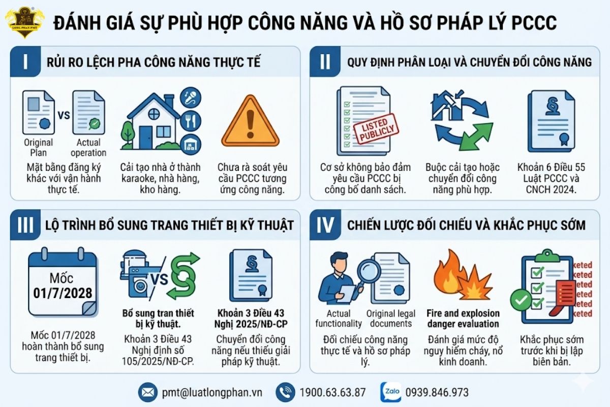 Công năng thực tế và hồ sơ pháp lý ban đầu về an toàn PCCC.