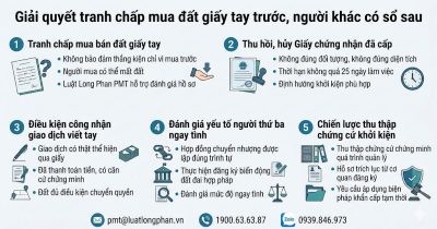Cách giải quyết tranh chấp mua bán đất giấy tay thực tế.