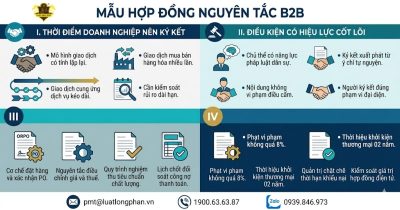 Cấu trúc và hiệu lực của hợp đồng nguyên tắc B2B