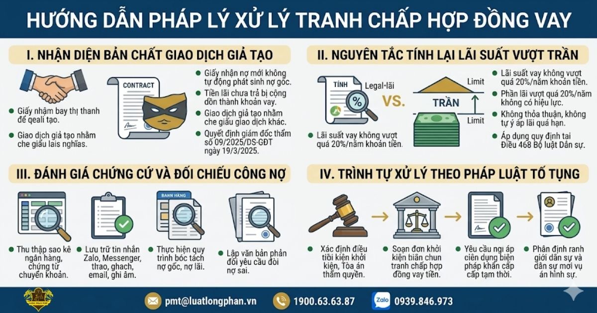 Hướng dẫn giải quyết tranh chap hop dong vay tai san doanh nghiệp.