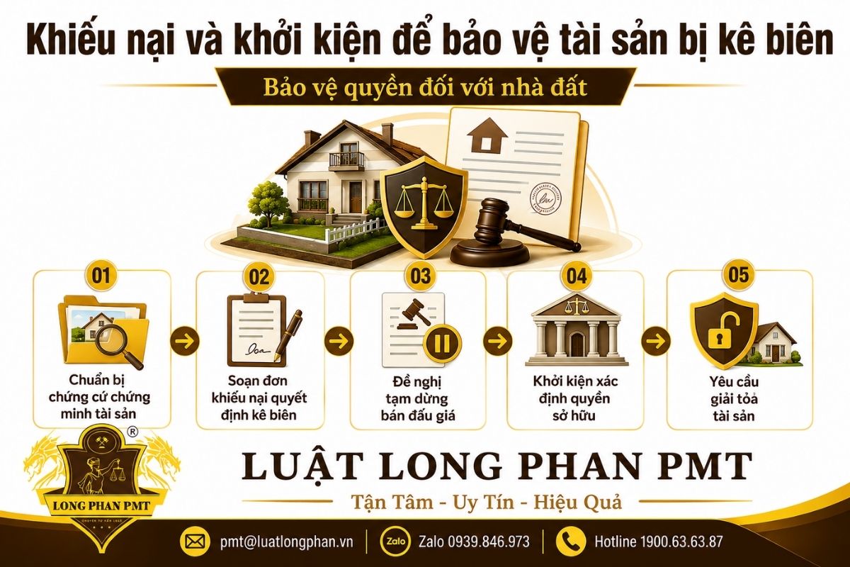 Khiếu nại và khởi kiện bảo vệ tài sản bị kê biên khi người thứ ba có quyền sở hữu nhà đất