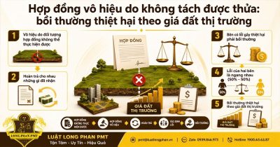 Bồi thường thiệt hại theo giá đất thị trường khi hợp đồng chuyển nhượng đất vô hiệu