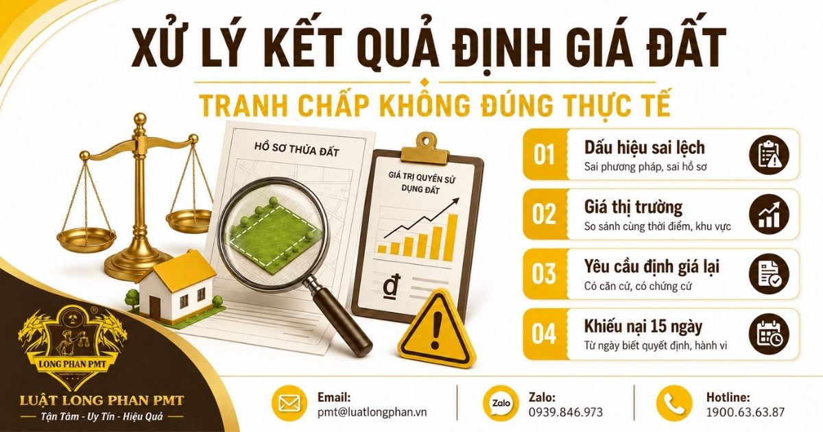 Định giá đất tranh chấp không đúng thực tế và hướng xử lý pháp lý