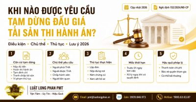 Tạm dừng đấu giá tài sản thi hành án theo quy định pháp luật