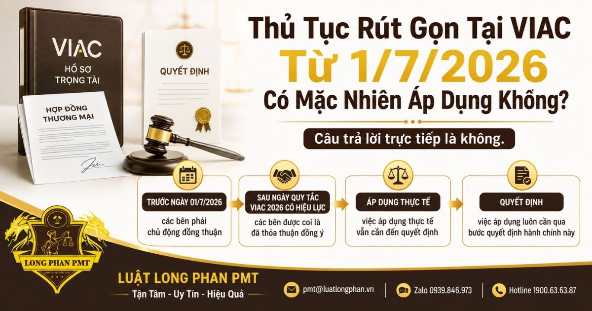 Thủ tục rút gọn tại VIAC và điều kiện áp dụng theo Quy tắc VIAC 2026
