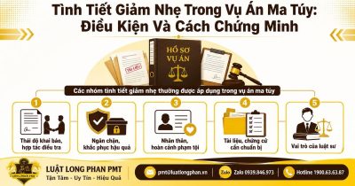 Tình tiết giảm nhẹ trong vụ án ma túy và các nhóm căn cứ cần chứng minh bằng tài liệu.