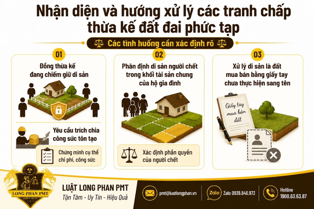 Tranh chấp thừa kế đất chưa có Sổ đỏ và các tình huống pháp lý phức tạp