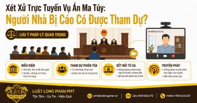 Xét xử trực tuyến vụ án ma túy và quyền tham dự phiên tòa của người nhà bị cáo.