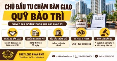 Chủ đầu tư chậm bàn giao quỹ bảo trì và hướng xử lý của Ban quản trị