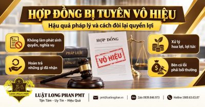 Hợp đồng bị tuyên vô hiệu và hậu quả về hoàn trả tài sản, bồi thường thiệt hại.