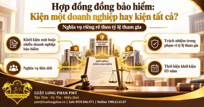 Hợp đồng đồng bảo hiểm và phạm vi trách nhiệm khi kiện một hoặc nhiều doanh nghiệp bảo hiểm.