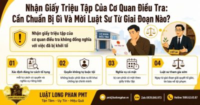 Nhận giấy triệu tập của Cơ quan điều tra và các vấn đề cần xác định trước khi làm việc.