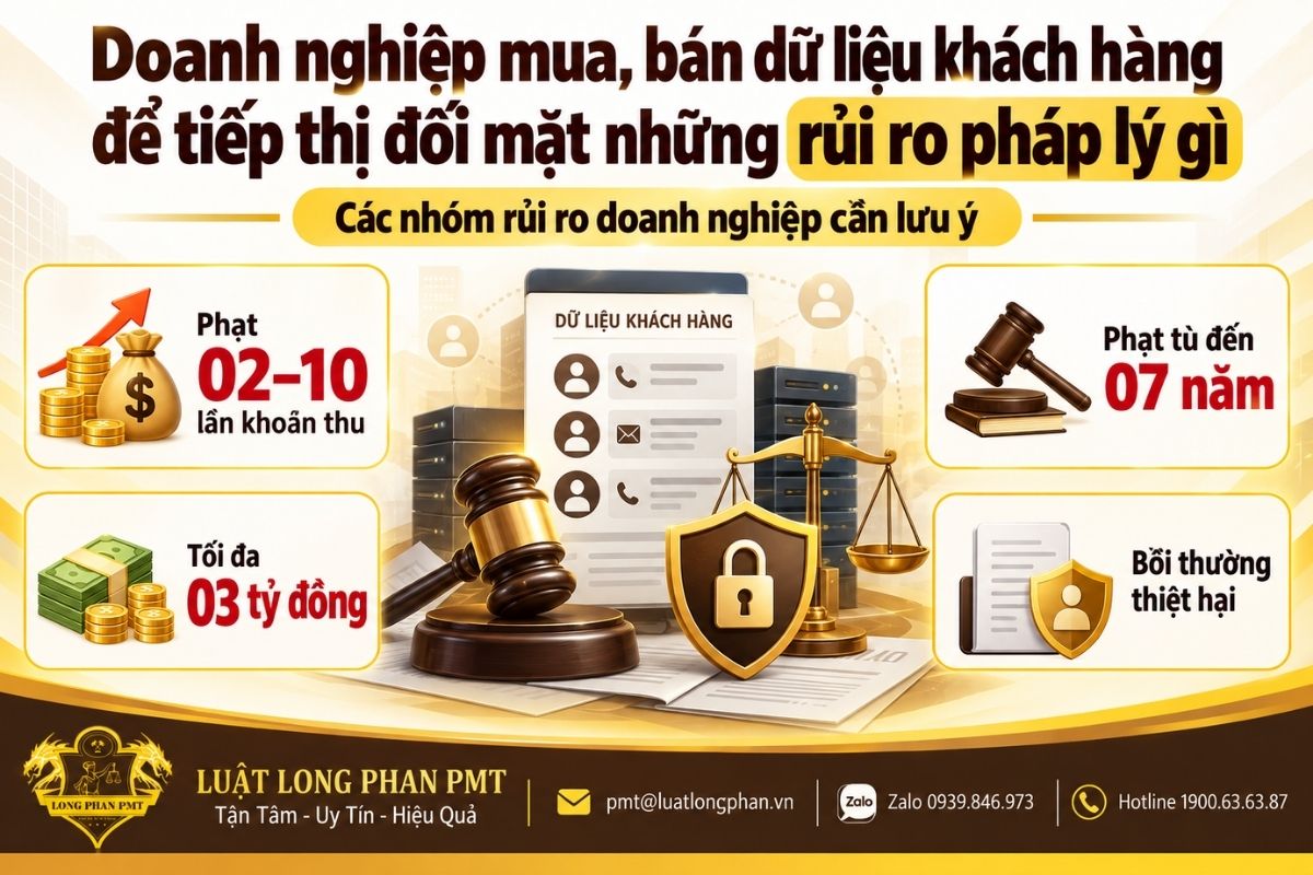 Rủi ro pháp lý khi doanh nghiệp mua bán và sử dụng trái phép dữ liệu khách hàng.
