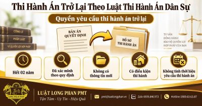Thi hành án trở lại theo Luật Thi hành án dân sự khi người phải thi hành án có điều kiện.