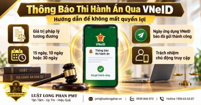 Thông báo thi hành án qua VNeID và các mốc thời hiệu đương sự cần theo dõi để bảo vệ quyền lợi.