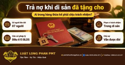 Trả nợ khi di sản đã tặng cho - nghĩa vụ liên đới của người thừa kế
