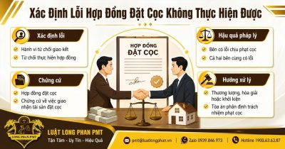Xác định lỗi hợp đồng đặt cọc để làm rõ trách nhiệm và hậu quả pháp lý.