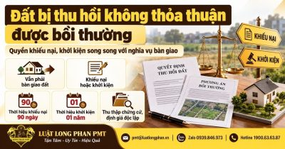 Đất bị thu hồi không thỏa thuận được bồi thường và quyền khiếu nại, khởi kiện bảo vệ quyền lợi