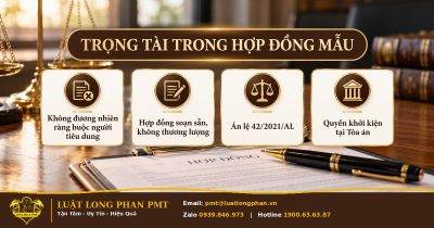 Infographic điều khoản trọng tài trong hợp đồng mẫu: không đương nhiên ràng buộc người tiêu dùng, Án lệ 42/2021/AL