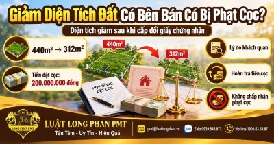 Giảm diện tích đất có bên bán có bị phạt cọc khi cấp đổi giấy chứng nhận.