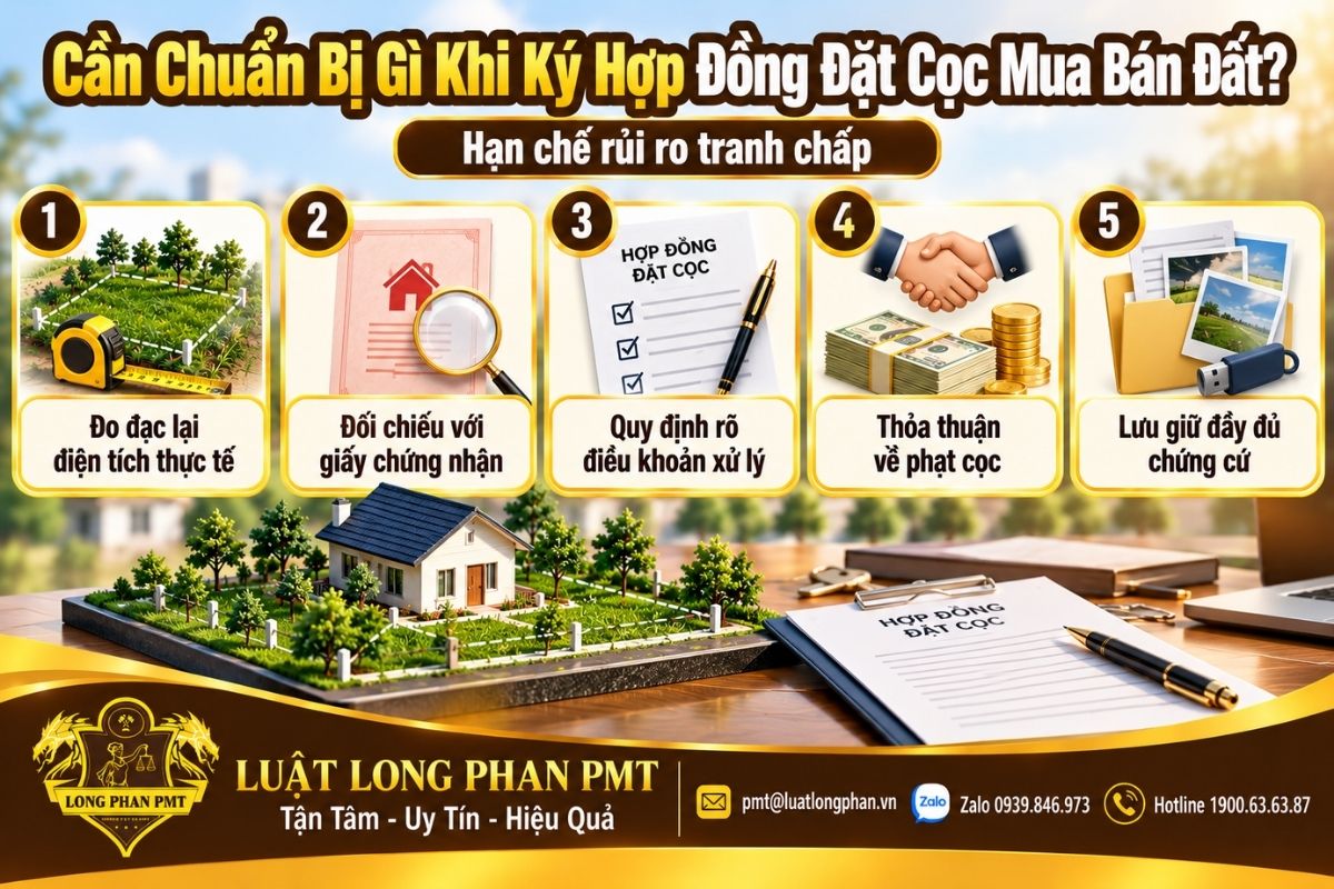 Hạn chế rủi ro tranh chấp đặt cọc đất bằng đo đạc, thỏa thuận và lưu giữ chứng cứ.