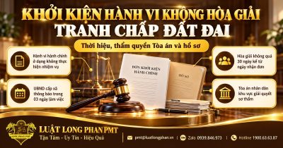 Khởi kiện hành vi không hòa giải tranh chấp đất đai khi UBND cấp xã im lặng: thời hiệu, Tòa án khu vực và hồ sơ