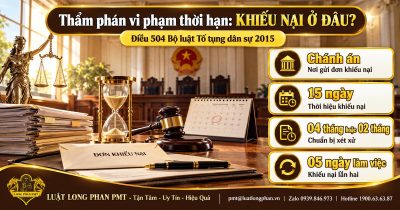 Thẩm phán vi phạm thời hạn giải quyết vụ án, đương sự khiếu nại ở đâu