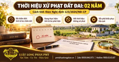 Thời hiệu xử phạt vi phạm hành chính đất đai 02 năm theo Nghị định 123/2024/NĐ-CP