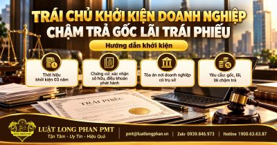 Trái chủ khởi kiện doanh nghiệp chậm trả gốc lãi trái phiếu: thời hiệu 03 năm, chứng cứ, Tòa án và yêu cầu gốc lãi
