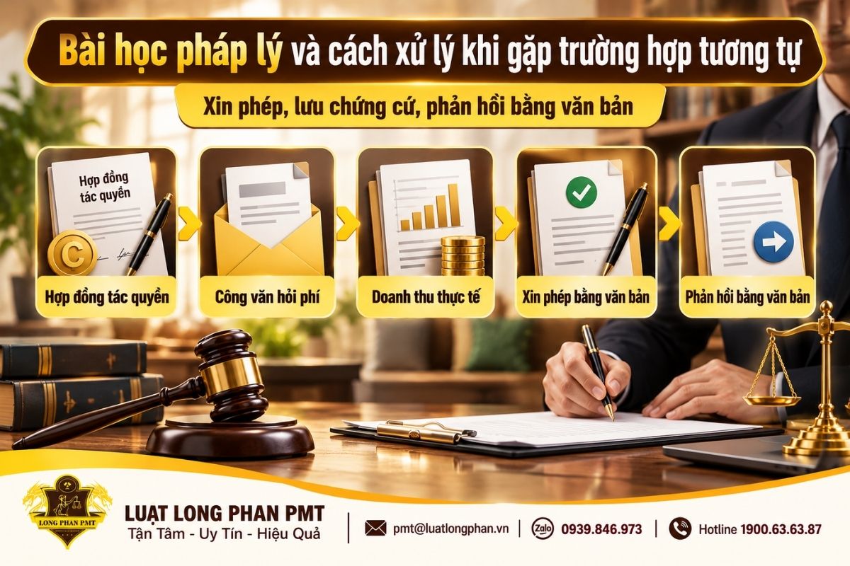 Cách xử lý tranh chấp tác quyền bài hát bằng hợp đồng, chứng từ và phản hồi bằng văn bản.